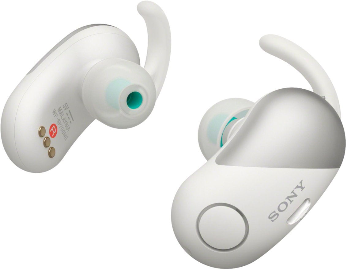 Sony WF-SP700N Sport True Wireless Bluetooth In-Ear Headphones - White (New)