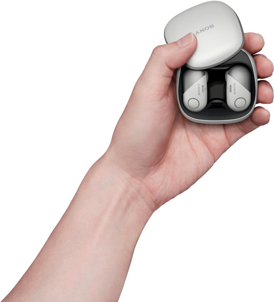 Sony WF-SP700N Sport True Wireless Bluetooth In-Ear Headphones - White (New)