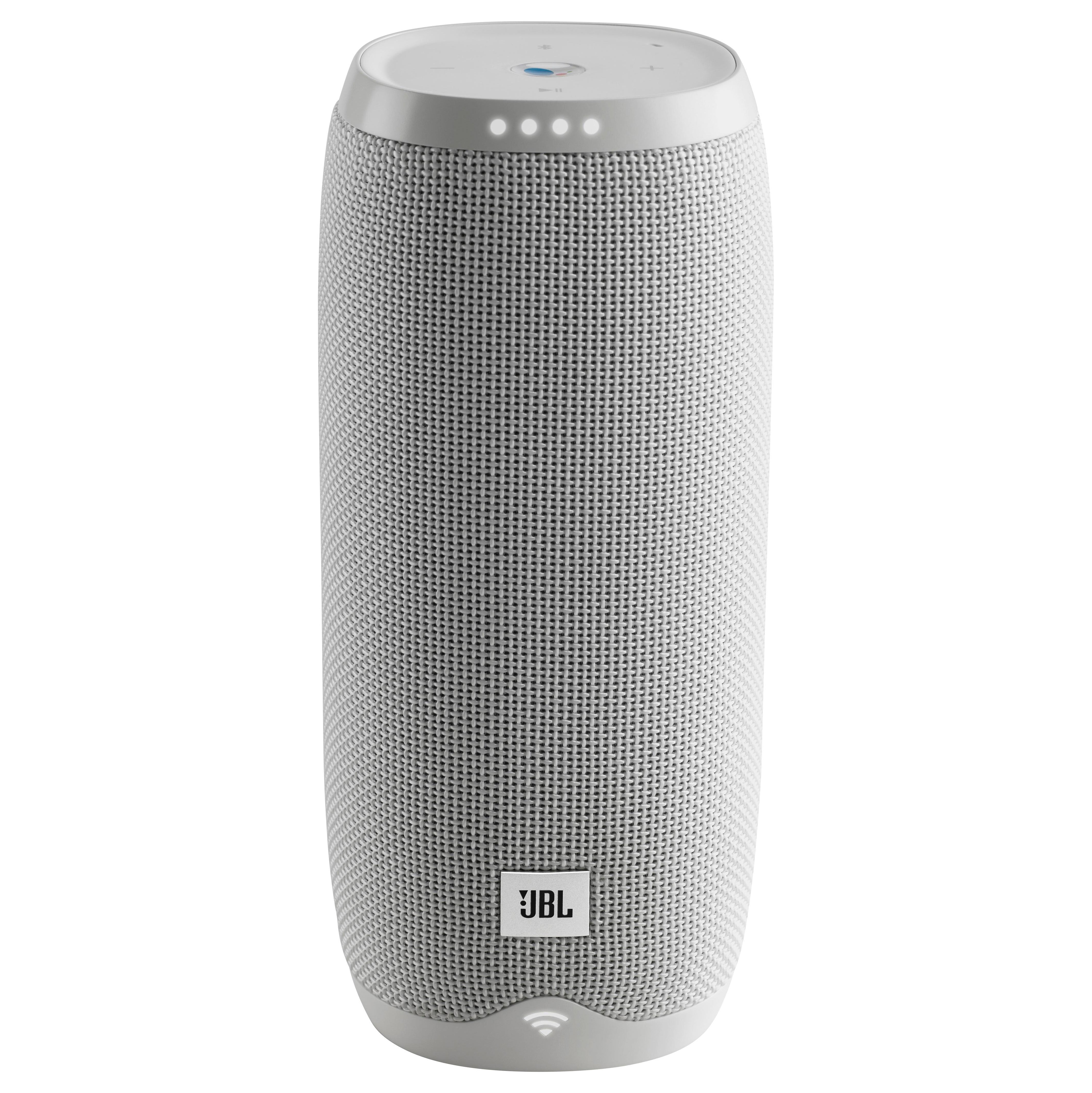 JBL LINK 20 Smart Portable Wireless Bluetooth Speaker Google Assistant - White (Certified Refurbished)