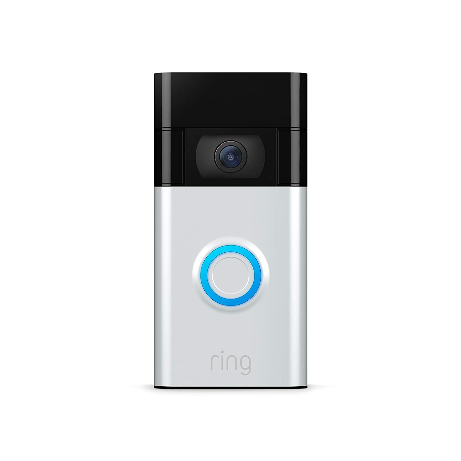 Ring Video Doorbell 2nd Generation, 1080p HD Video - Satin Nickel (New)