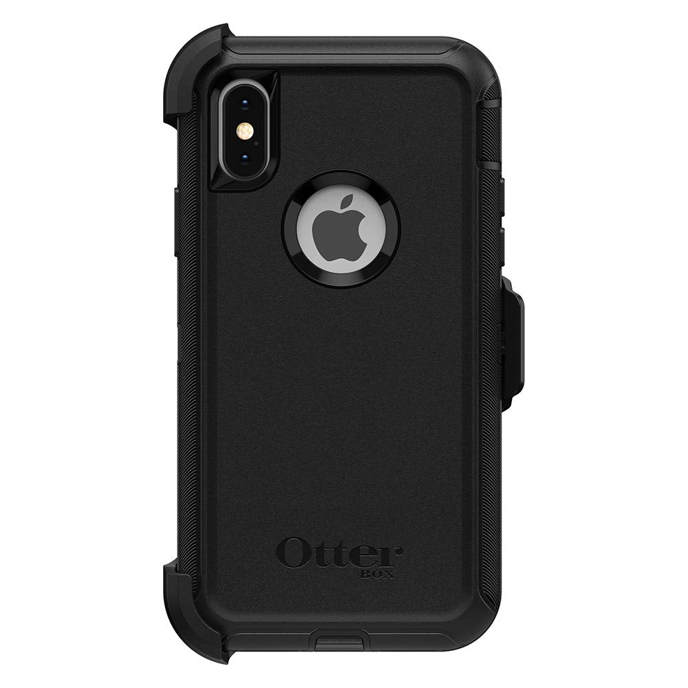 OtterBox DEFENDER SERIES Case & Holster for iPhone X/iPhone XS - Black (New)
