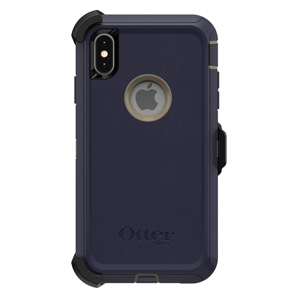 OtterBox DEFENDER SERIES Case & Holster for Apple iPhone Xs Max - Dark Lake Blue (New)
