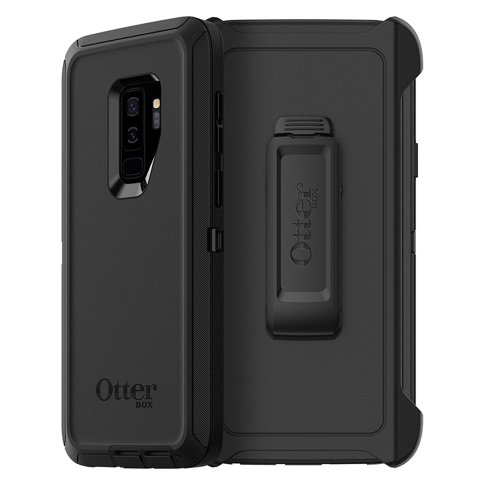 OtterBox DEFENDER SERIES Case & Holster for Samsung Galaxy S9+ Plus - Black (New)