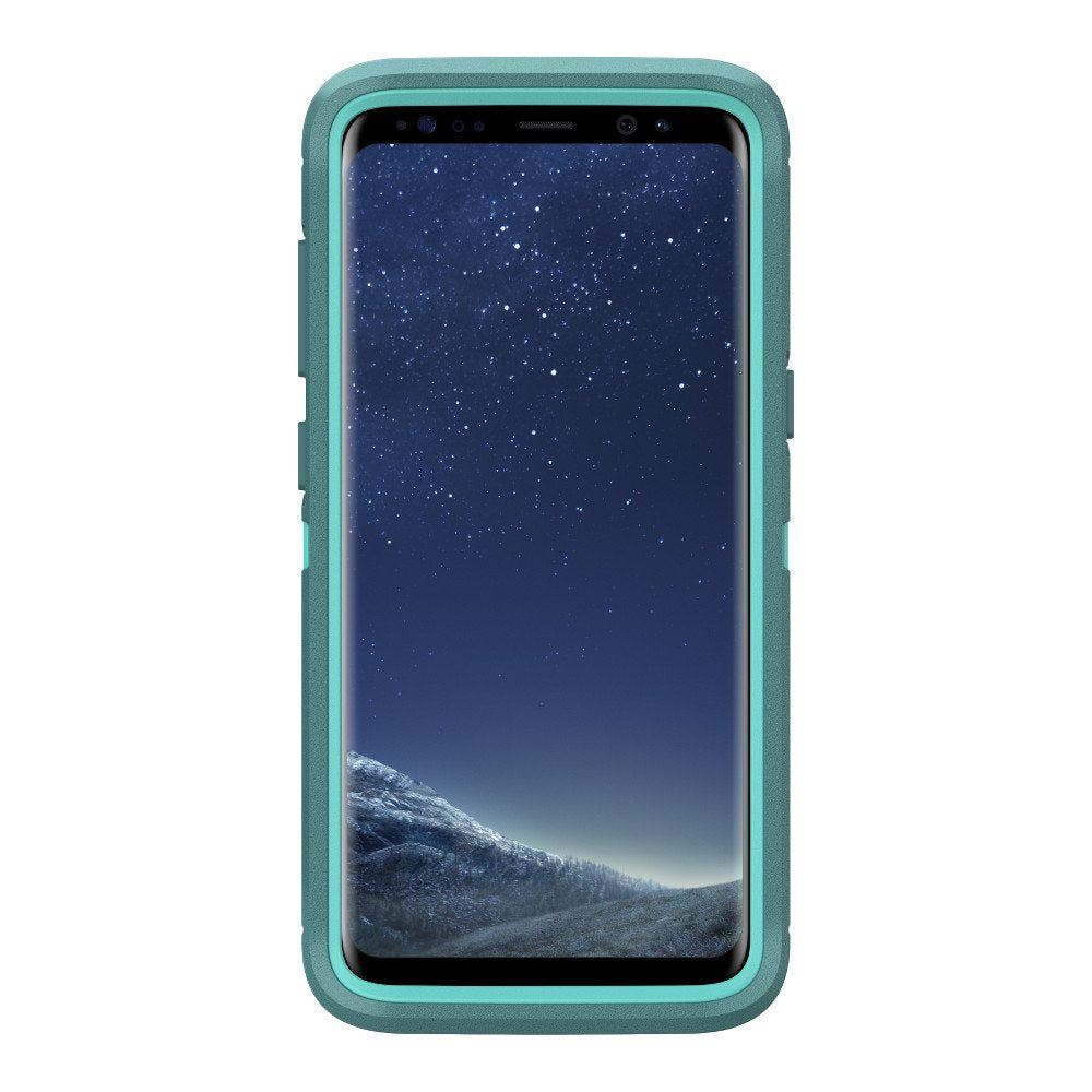OtterBox DEFENDER SERIES Case & Holster for Galaxy S8 - Aqua Mint (New)