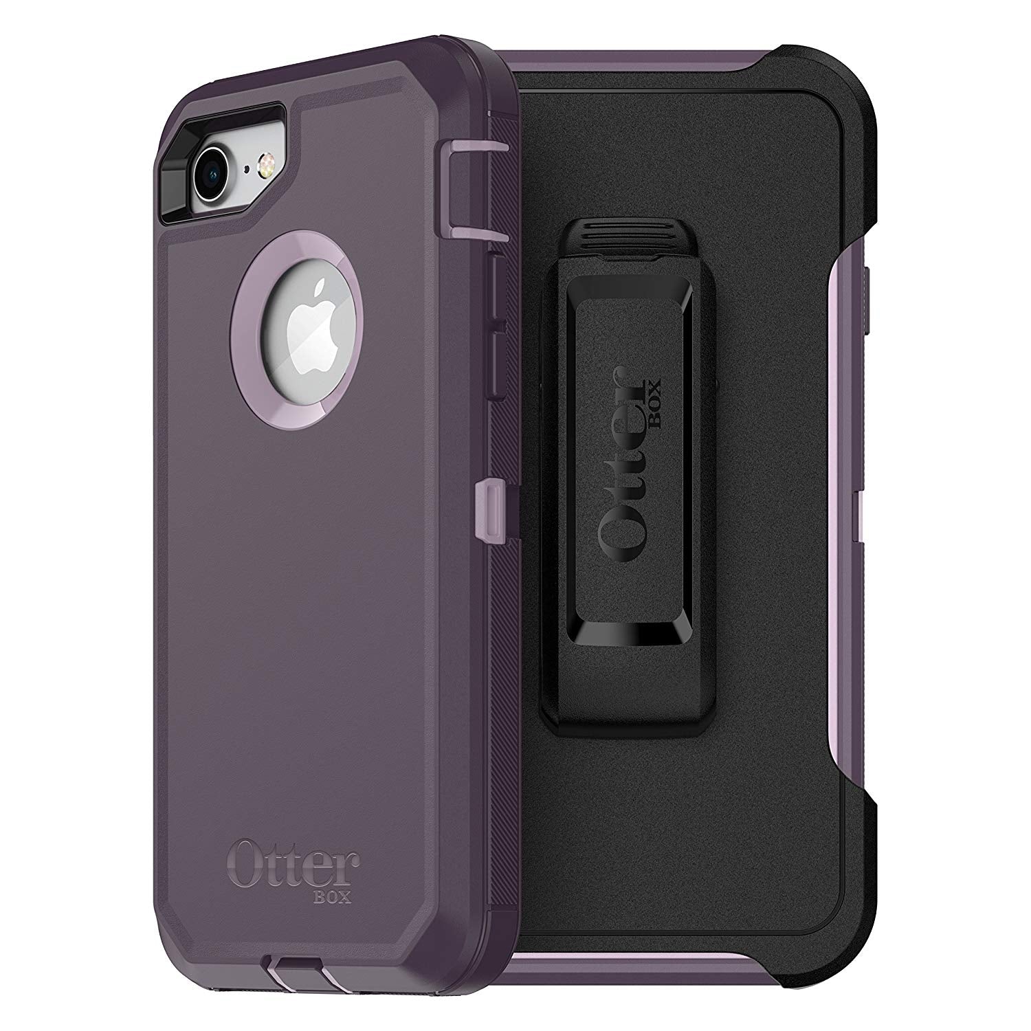 OtterBox DEFENDER SERIES Case & Holster for iPhone 7 / iPhone 8 - Purple Nebula (New)