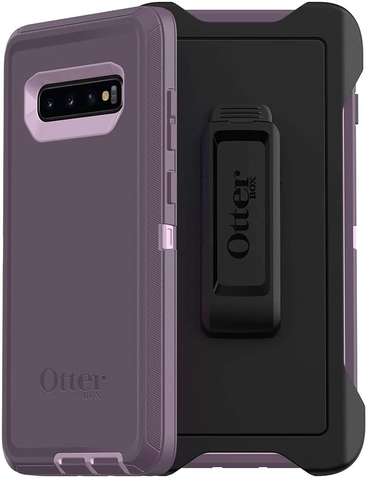 OtterBox DEFENDER SERIES Case & Holster for Samsung Galaxy S10+ - Purple Nebula (New)