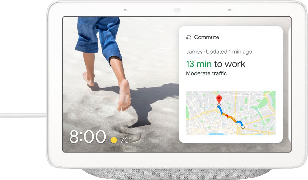Google Nest Hub Smart Display with Google Assistant - Chalk (New)