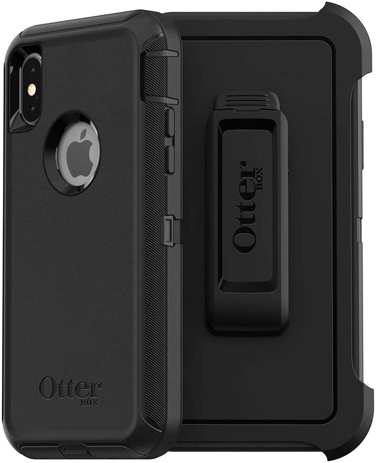 OtterBox DEFENDER SERIES Case & Holster for iPhone X/iPhone XS - Black (New)