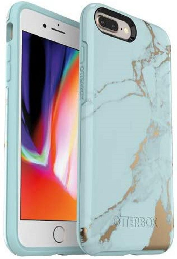 OtterBox SYMMETRY SERIES Case for iPhone 7 Plus / iPhone 8 Plus - Teal Marble (New)