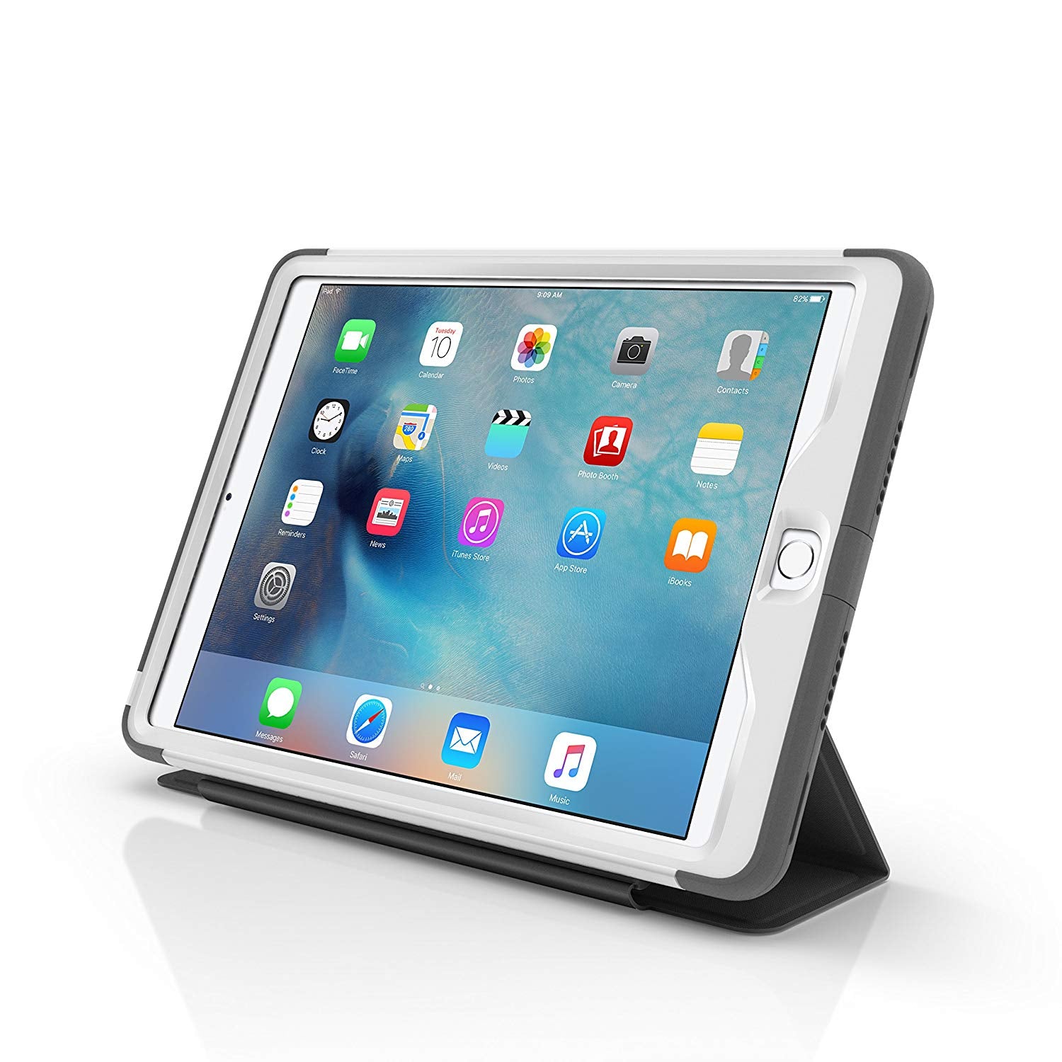 LifeProof NUUD Portfolio Cover+Stand for iPad Pro (9.7") - iPad Air 2 - Blacktop (New)
