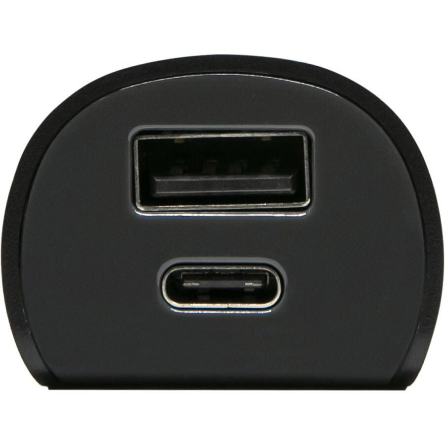 OtterBox Dual Port USB-A/USB-C Car Charger - Black (78-51733) (New)