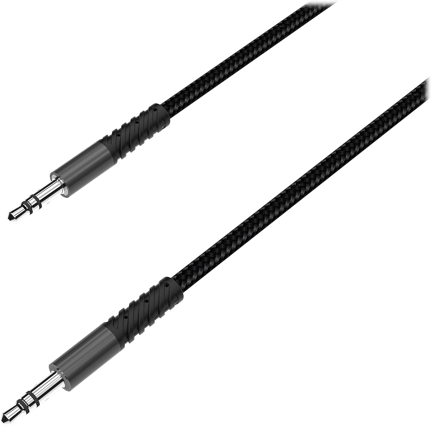 OtterBox Rugged Auxiliary Cable w/3.5mm Connectors 1M/3ft - Black (New)