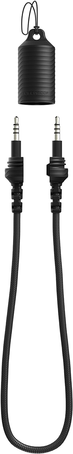 Lifeproof LifeActiv 3.5mm Auxiliary Lanyard Cable - Black (New)