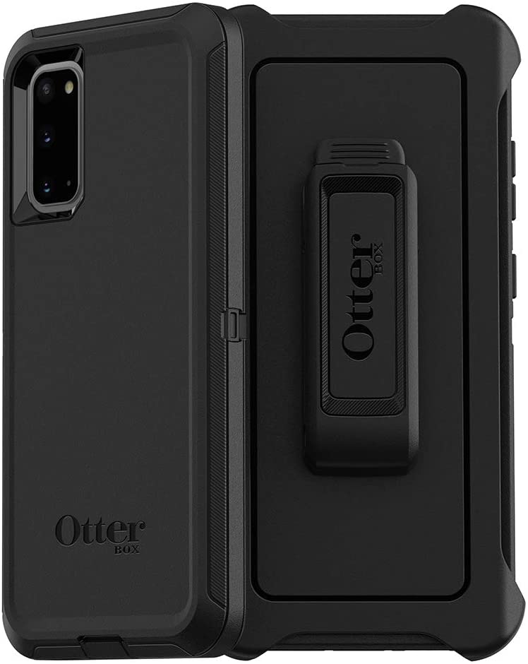 OtterBox DEFENDER SERIES Case & Holster for Samsung Galaxy S20/S20 5G - Black (New)