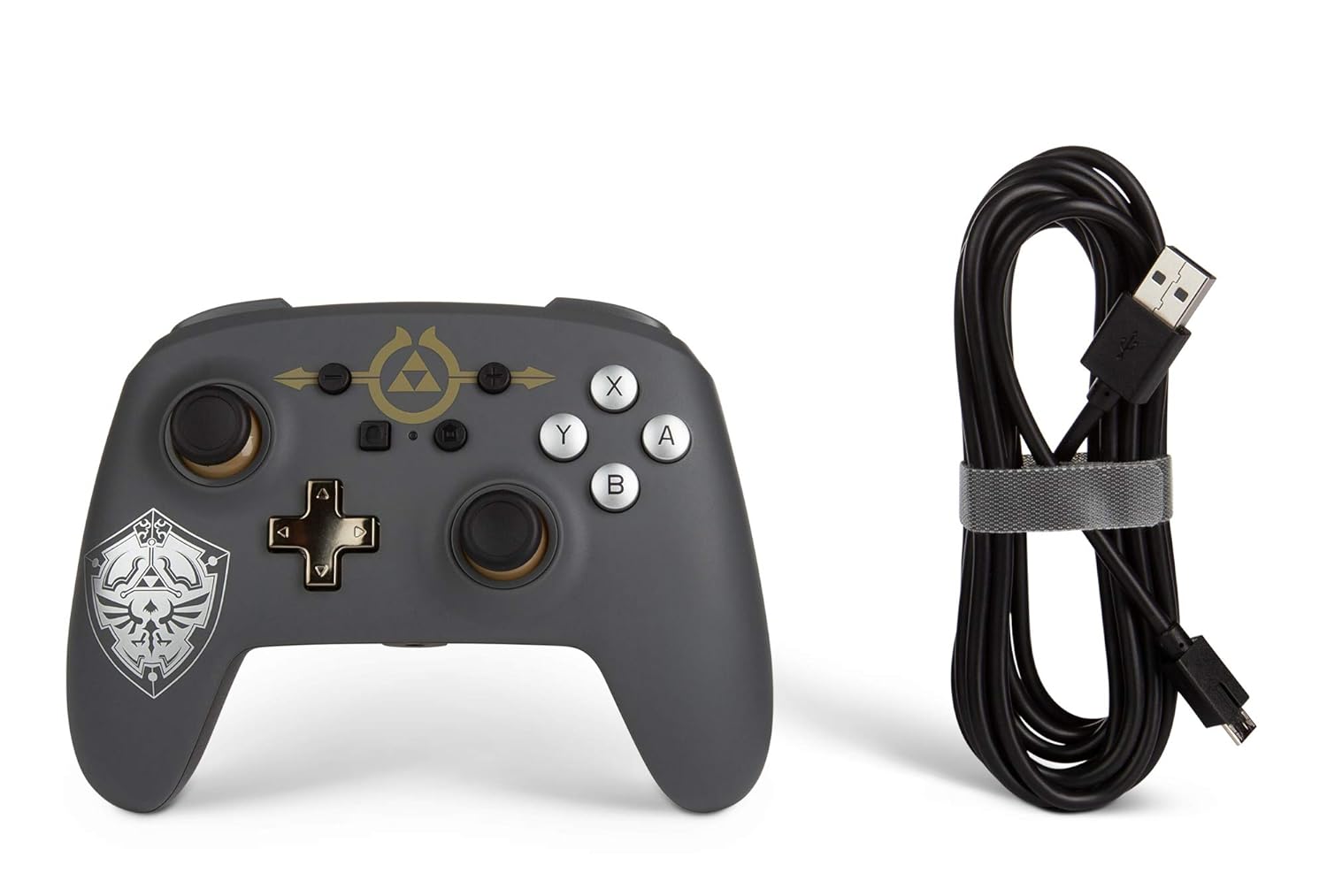 PowerA Enhanced Wired Controller for Nintendo Switch - Hylian Shield (New)