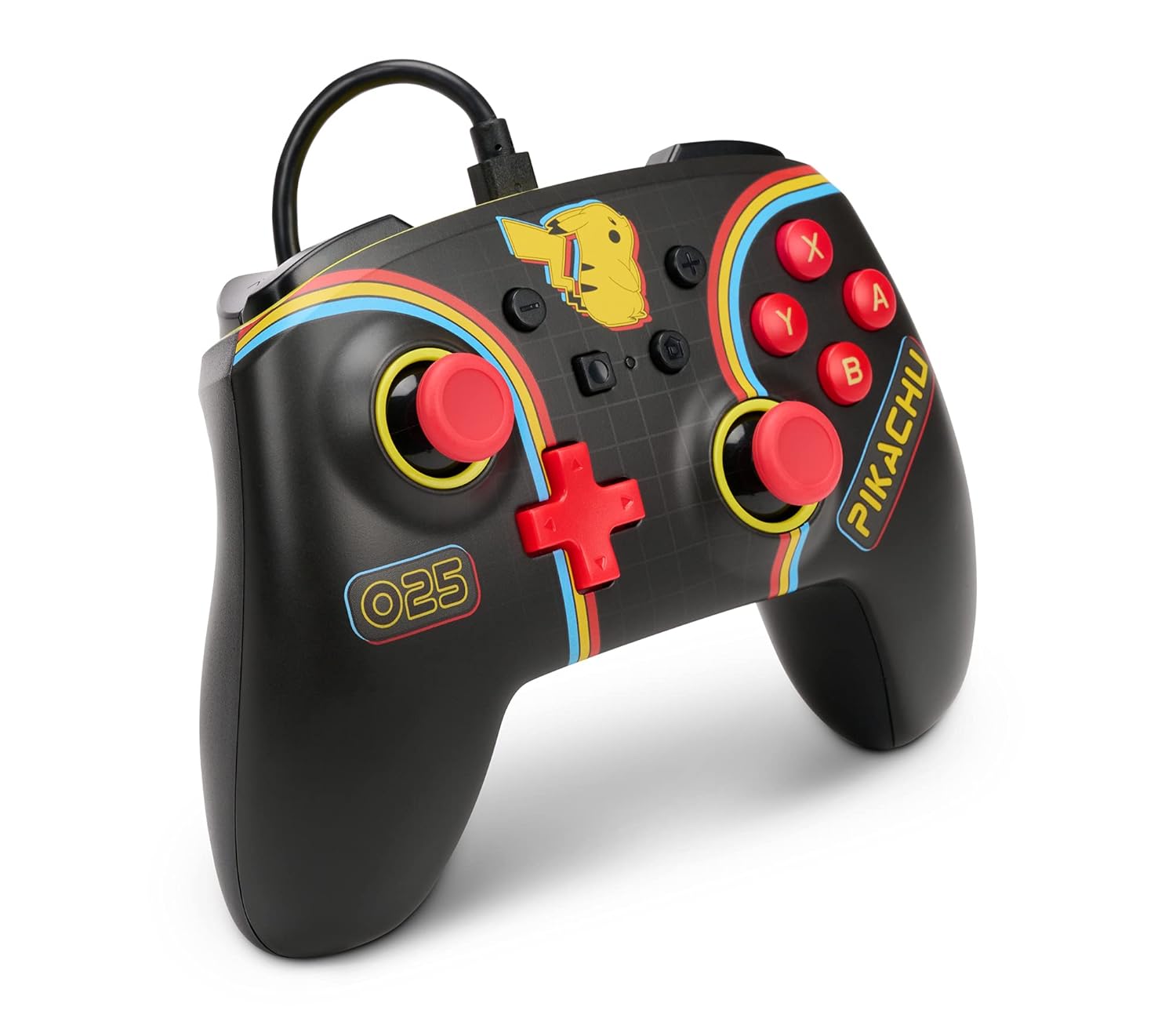 PowerA Enhanced Wired Controller for Nintendo Switch - Pokémon: Pikachu Arcade (New)