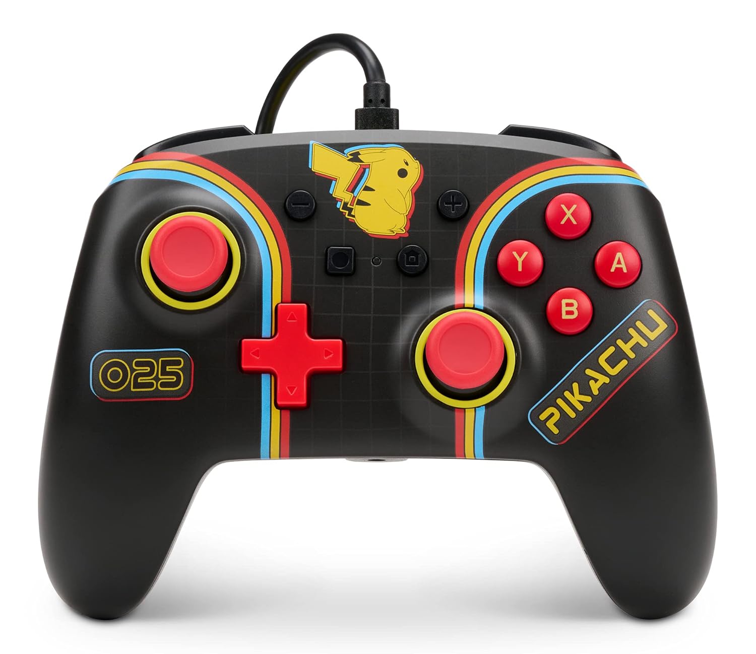 PowerA Enhanced Wired Controller for Nintendo Switch - Pokémon: Pikachu Arcade (Certified Refurbished)
