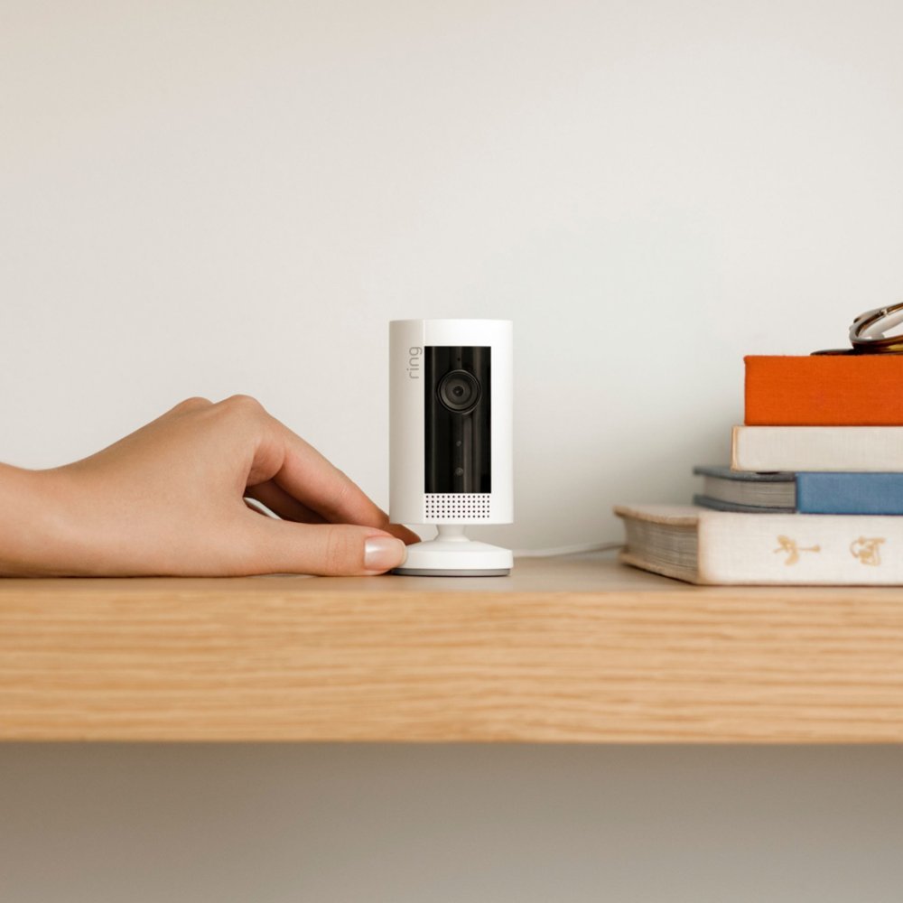 Ring Indoor 1080p Wifi Security Camera - White (Certified Refurbished)