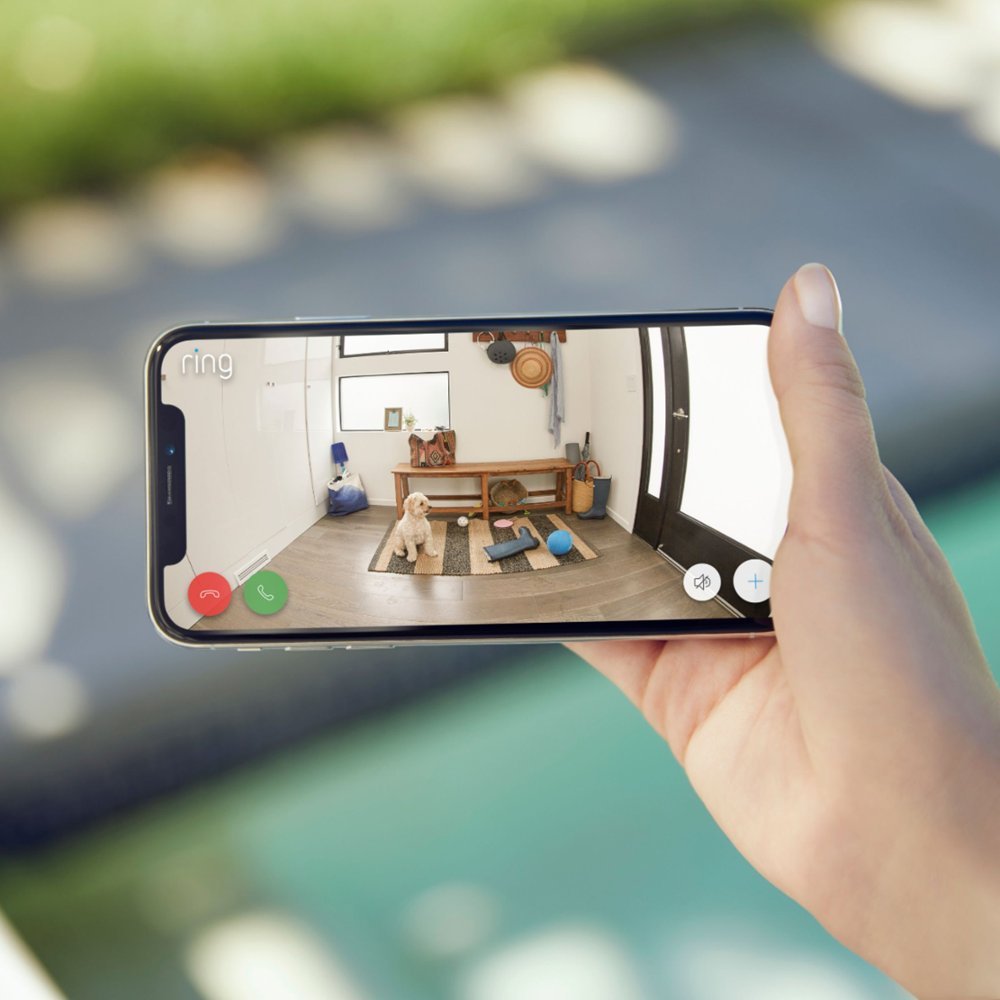 Ring Indoor 1080p Wifi Security Camera - White (Certified Refurbished)