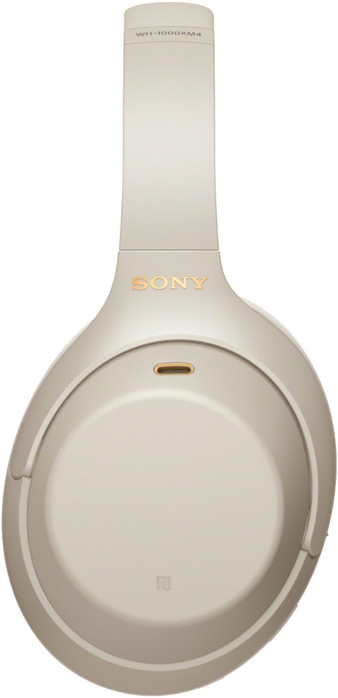 Sony WH-1000XM4 Wireless Noise-Cancelling Over-the-Ear Headphones - Silver (New)