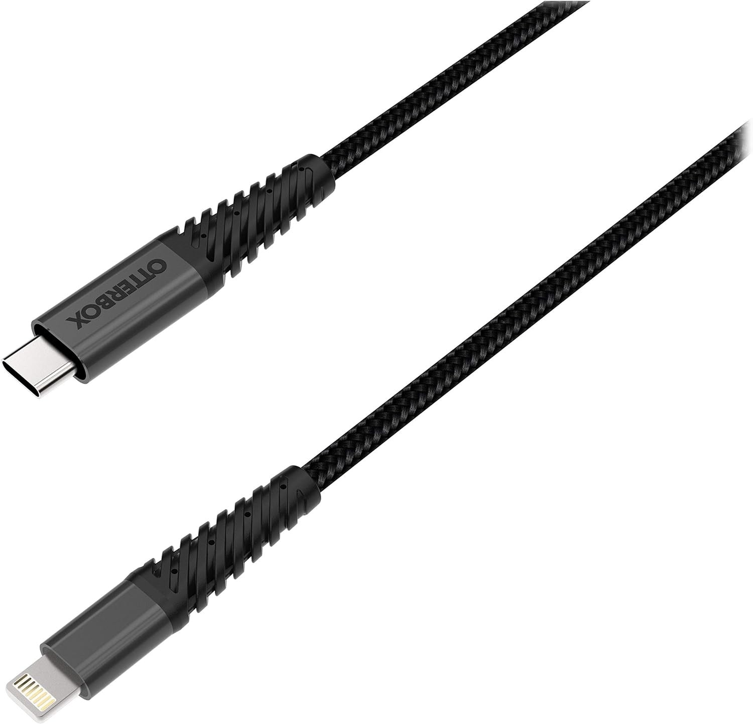 OtterBox Lightning to USB-C Fast Charge 1M/3.3ft Cable - Black (New)