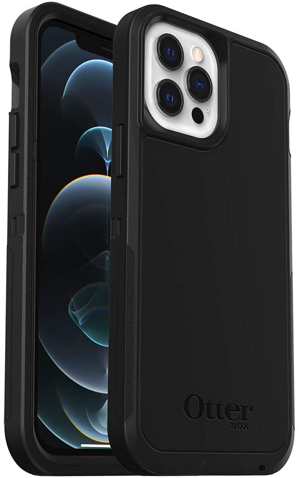 OtterBox DEFENDER SERIES Pro XT Case with MagSafe for Apple iPhone 12 Pro Max - Black (Certified Refurbished)