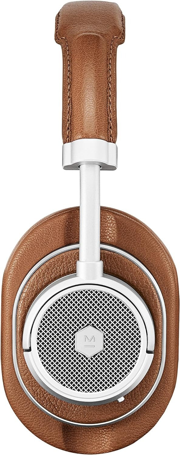 Master & Dynamic MW50+ 2-In-1 Wireless On + Over-Ear Headphones - Silver Brown (Certified Refurbished)