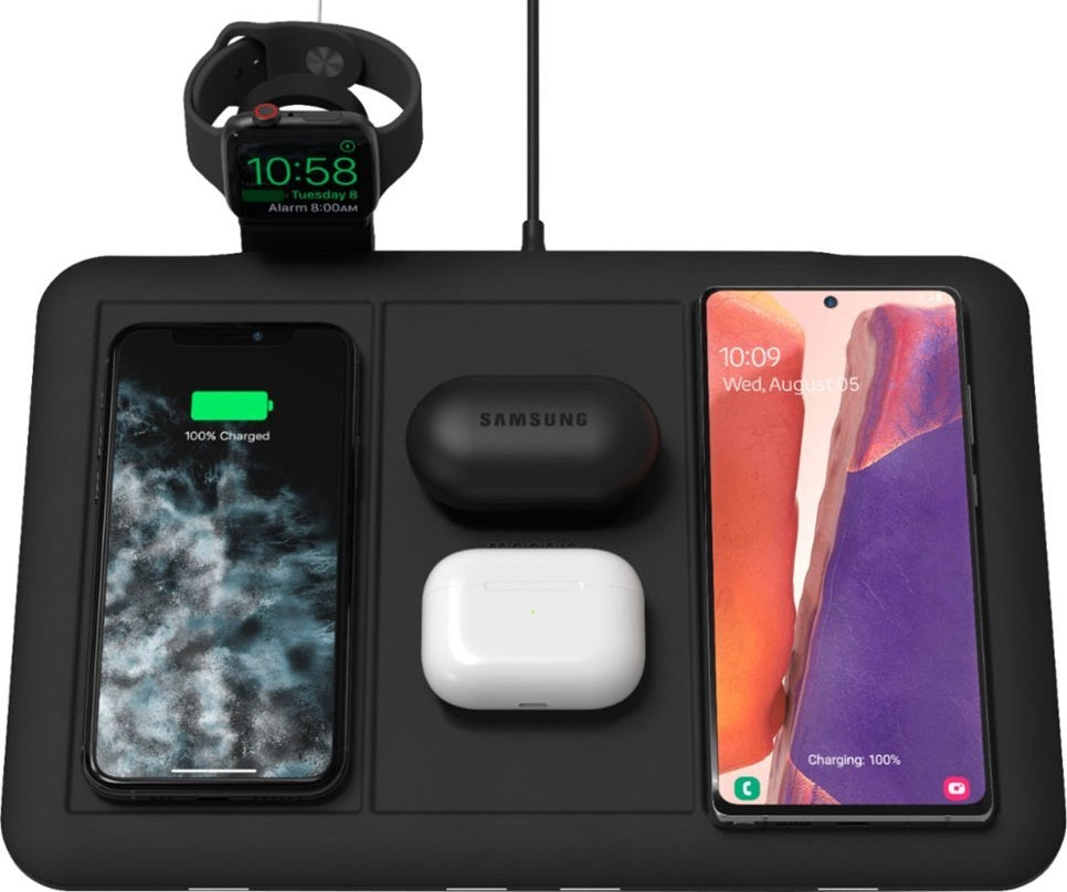 Mophie 4-in-1 Universal Wireless Charging Mat - Black (New)