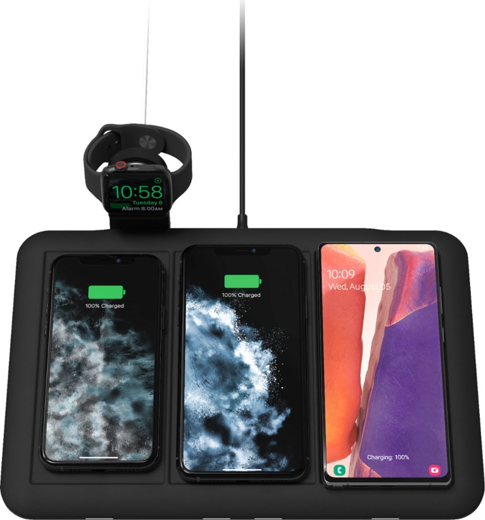 Mophie 4-in-1 Universal Wireless Charging Mat - Black (New)
