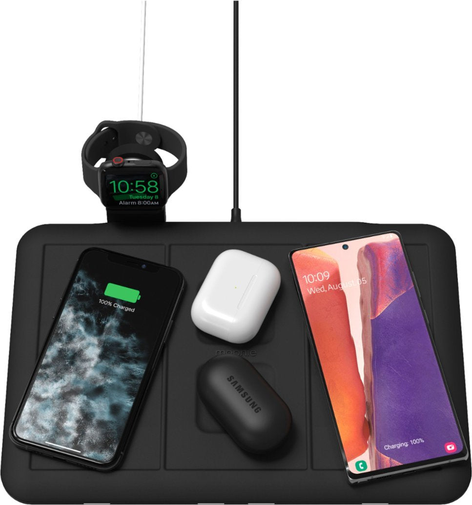 Mophie 4-in-1 Universal Wireless Charging Mat - Black (New)