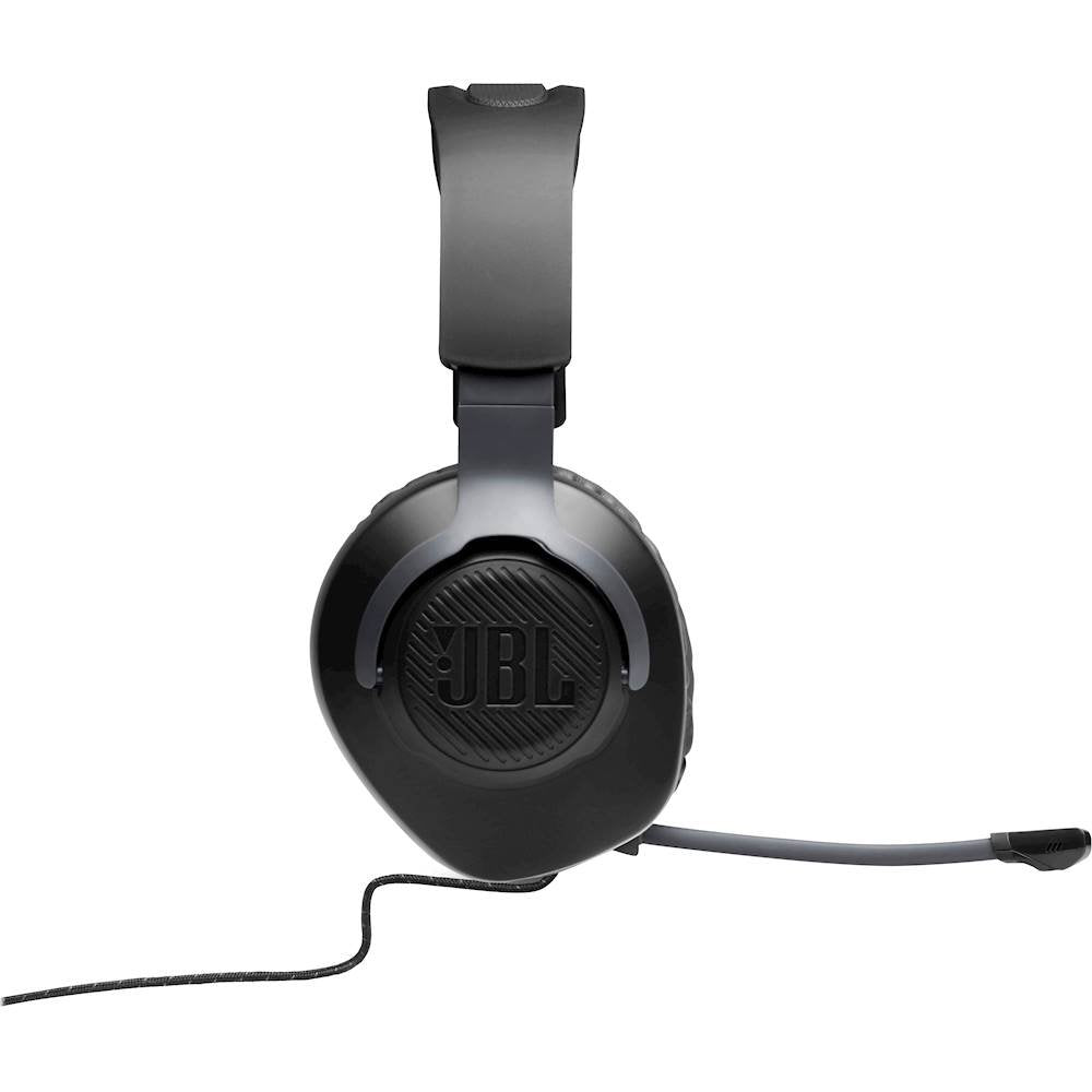 JBL Quantum 100 Wired Over-Ear Gaming Multi Platform Headphones - Black (New)