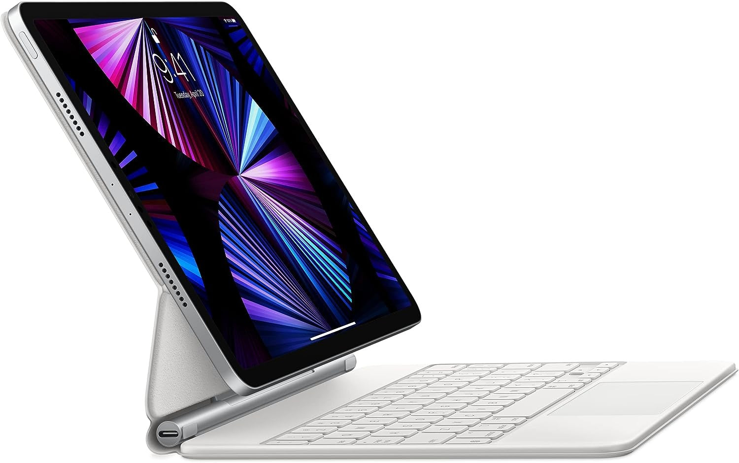 Apple Magic Keyboard for 11-inch iPad Pro 3rd Gen & iPad Air 4th Gen - White (Pre-Owned)