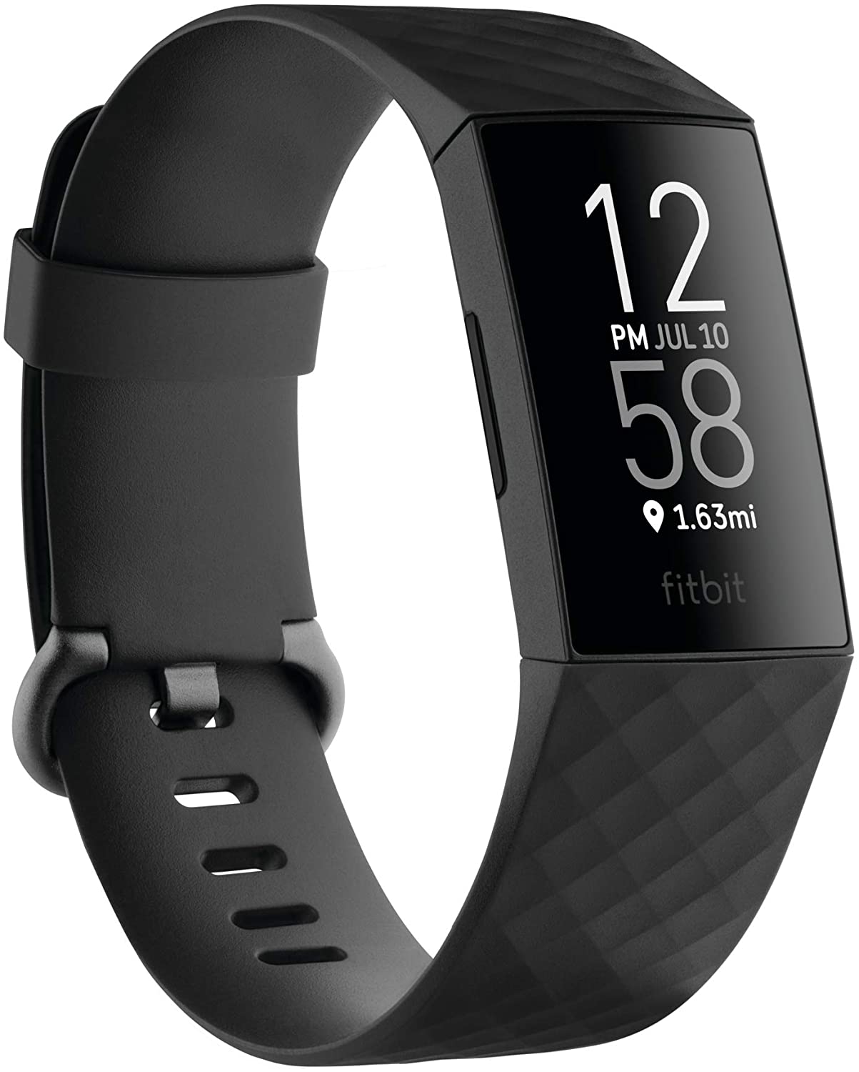 Fitbit Charge 4 Fitness & Activity Tracker with Built-in GPS, Heart Rate - Black (Certified Refurbished)