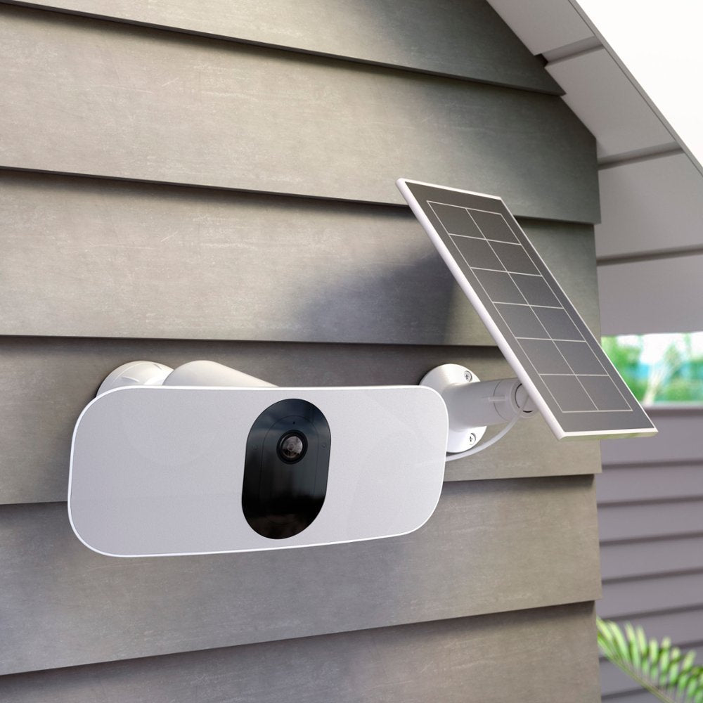 Solar Panel Charger for Arlo Ultra and Pro 3/4 Floodlight Cameras - White (New)