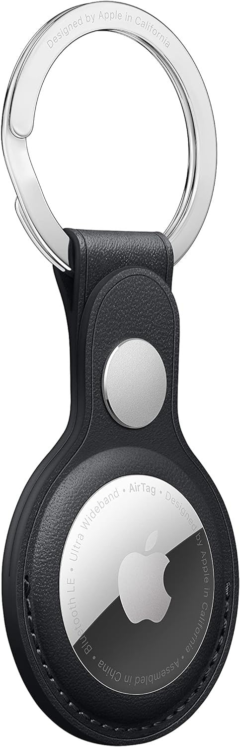 Apple AirTag Leather Key Ring - Midnight (New)