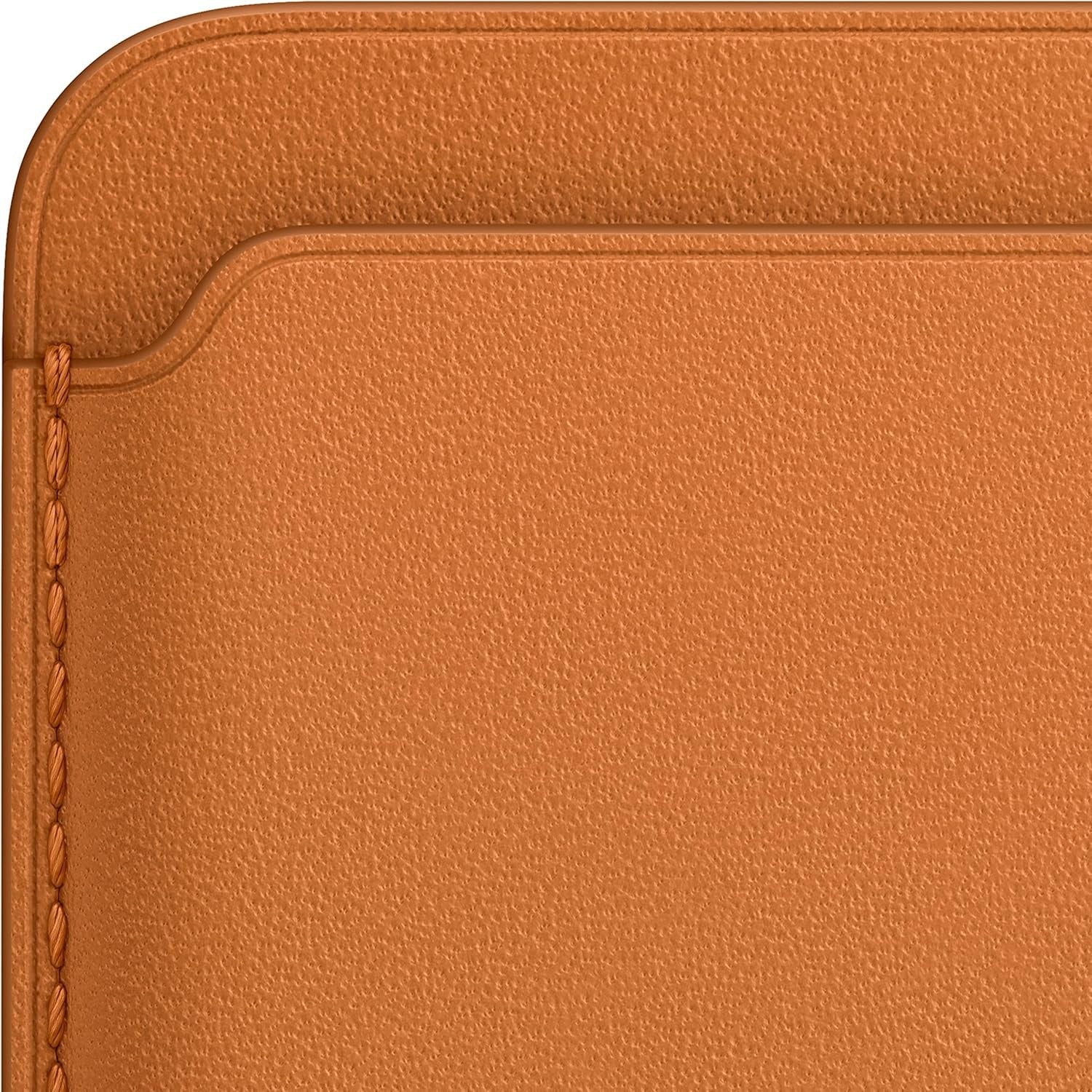 Apple iPhone Leather Wallet with MagSafe (2021) - Golden Brown (New)
