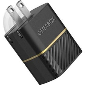 OtterBox USB-C Fast Charge Wall Charger 20W - Black Shimmer (Renewed)