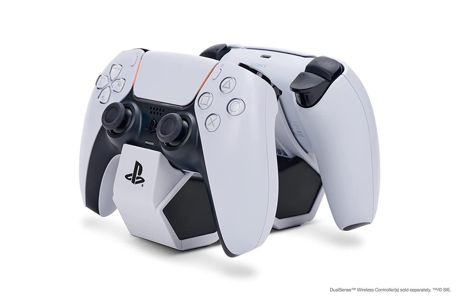 PowerA Twin Charging Station for PS5 DualSense Wireless Controllers - White (New)