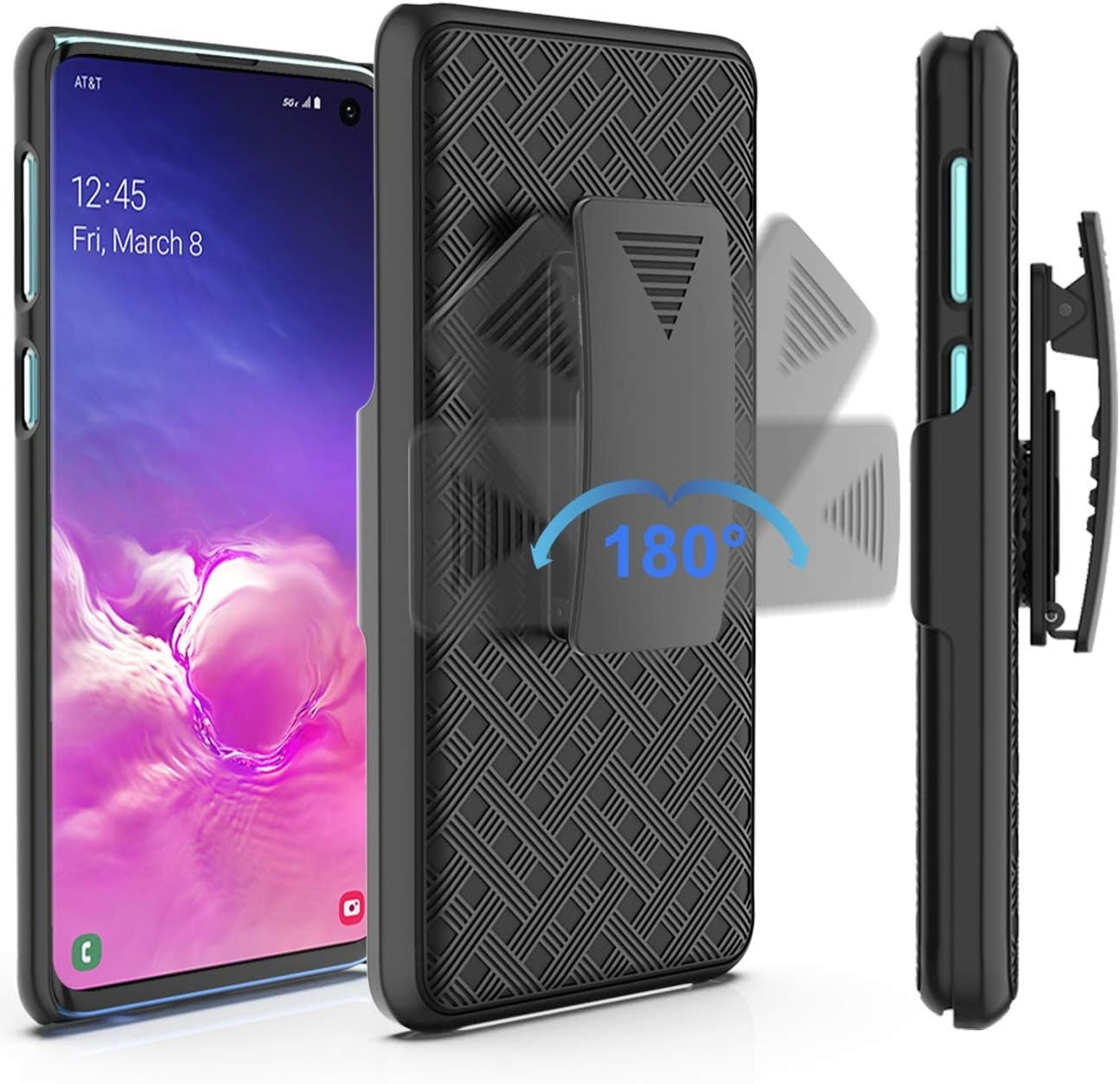 Verizon Shell Case and Holster for Samsung Galaxy S10e - Black (New)