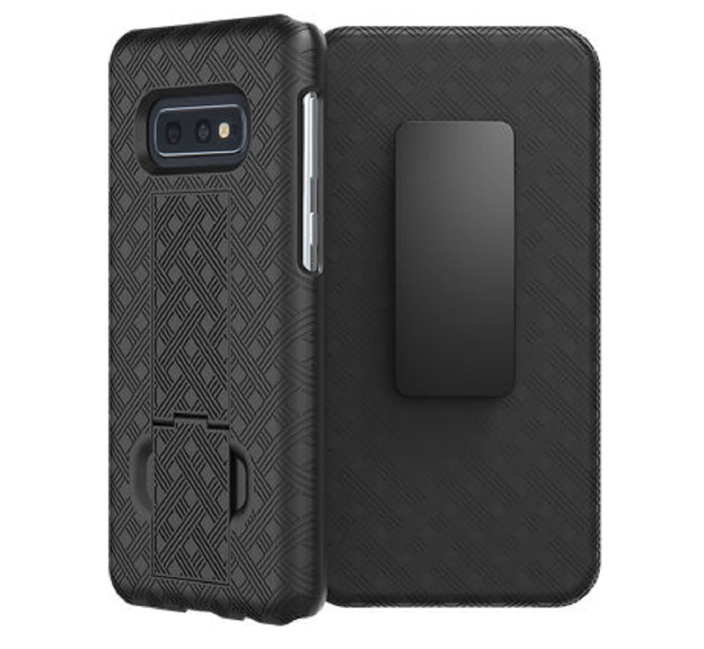 Verizon Shell Case and Holster for Samsung Galaxy S10e - Black (New)