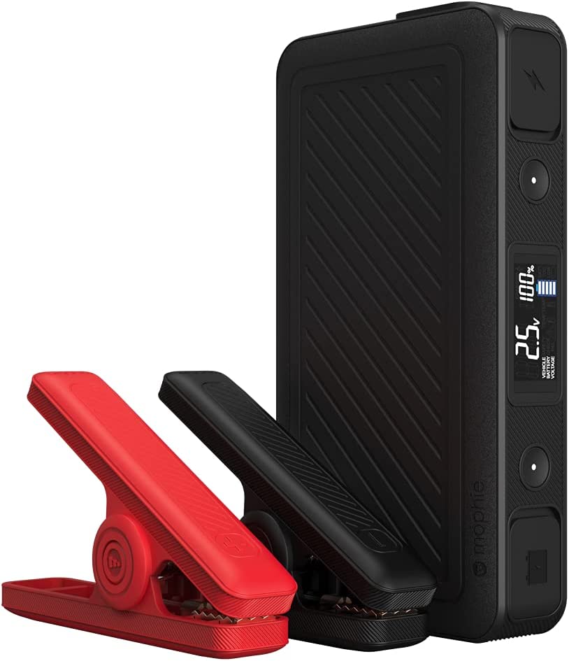 Mophie Powerstation Go Rugged AC Portable AC USB Light Jump Starter - Black (New)