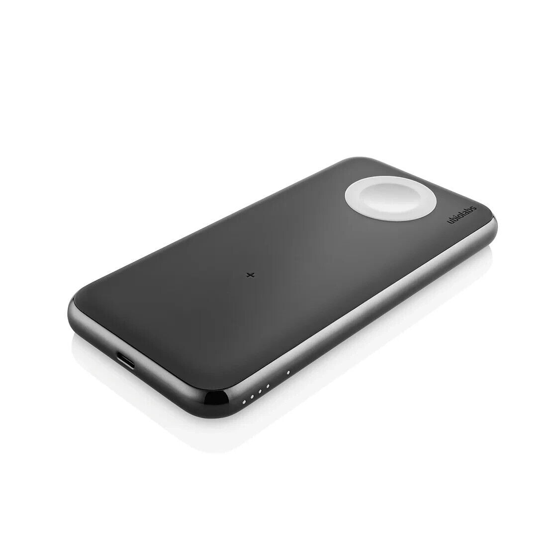 UbioLabs Wireless Universal Fast Charging Pad iPhone Apple Watch Combo - Black (Refurbished)