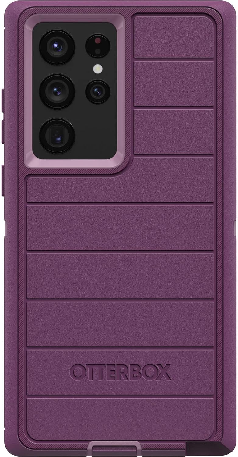 OtterBox DEFENDER SERIES Case for Samsung Galaxy S22 Ultra - Happy Purple (New)