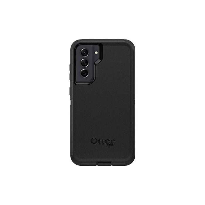 OtterBox DEFENDER SERIES Case &amp; Holster for Samsung Galaxy S21 FE 5G - Black (Certified Refurbished)