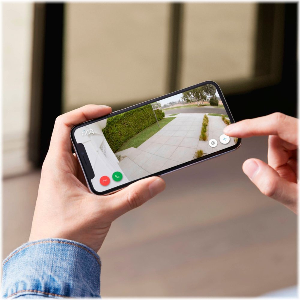 Ring Floodlight Cam Plus Outdoor Wired 1080p Surveillance Camera - White (New)