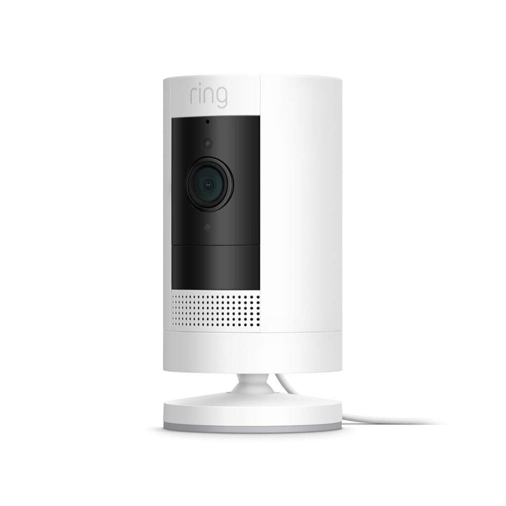 Ring Stick Up Indoor/Outdoor 1080p Wire-Free Security Camera - White (Pre-Owned)