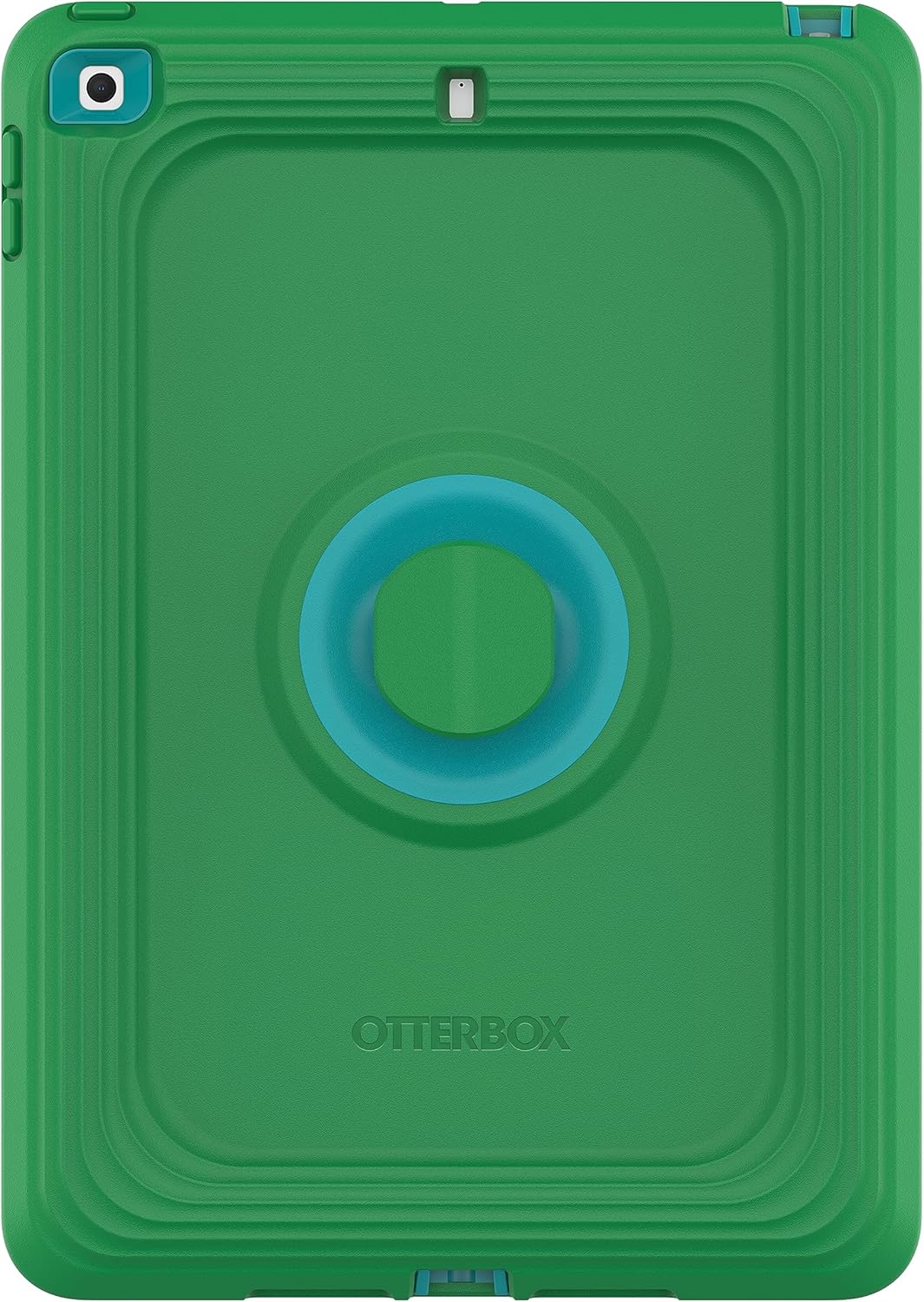 OtterBox Kids EasyGrab Tablet Case for iPad (7th - 9th gen) - Curious Green (Certified Refurbished)