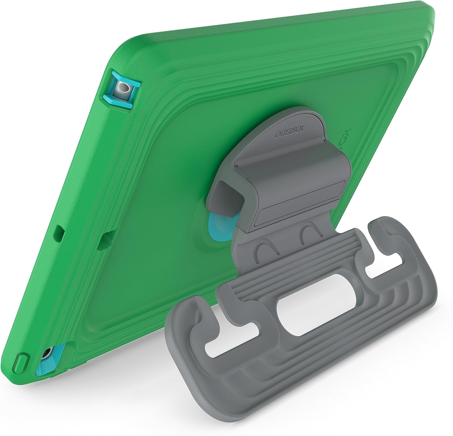 OtterBox Kids EasyGrab Tablet Case for iPad (7th - 9th gen) - Curious Green (Certified Refurbished)