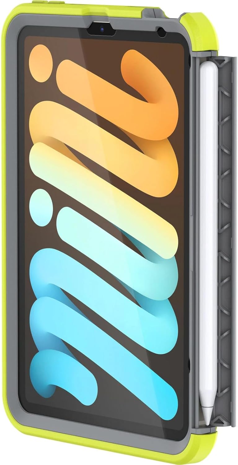OtterBox EasyGrab Case for Kids iPad Mini (6th Gen) - Martian Green (New)