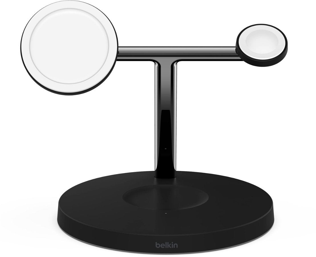 Belkin BOOSTCHARGE PRO 3 in 1 Wireless Charger with MagSafe - Black (New)